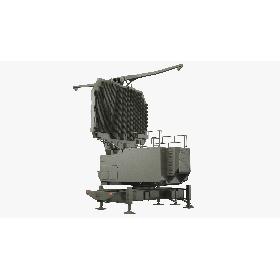 Long Range Surveillance Radar TOMBSTONE 64N6 Rigged 3D
